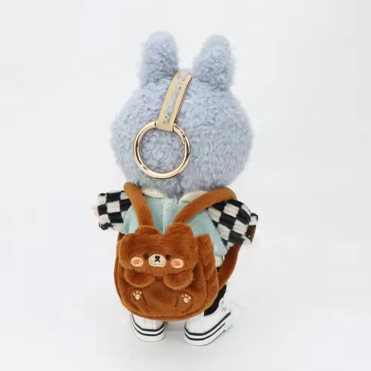 Plush Animal Style for Labubu Backpack Hand-made Clothes Doll Backpack Doll Clothing Accessories