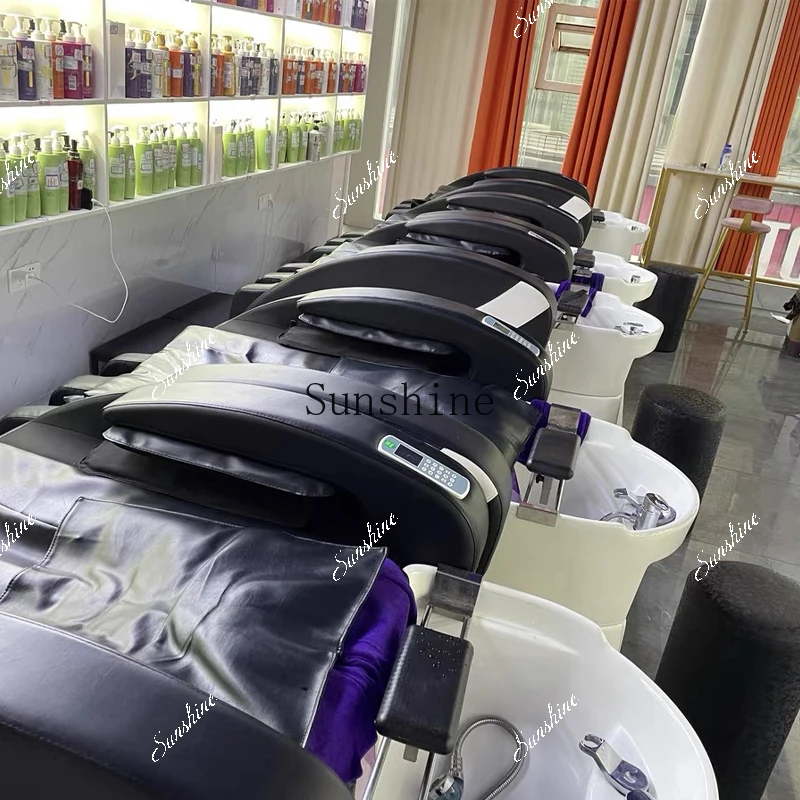 Automatic massage bed barber shop special hair salon Thai beauty salon fumigation bed TF