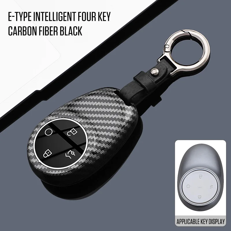 ABS Car Key Case Cover Bag Chain Shell Protector Fob Holder for GAC Toyota Bozhi 3X BZ3X Air Pro Max 2026 Accessories