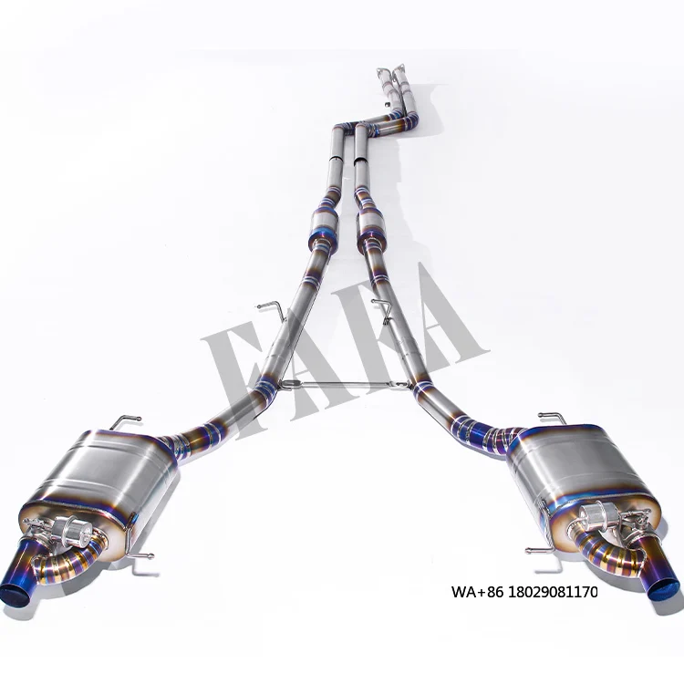 

Высокопроизводительная титановая выхлопная система Cat-Back с электроклапаном для BMW 7 серии F02 (средняя и задняя части)