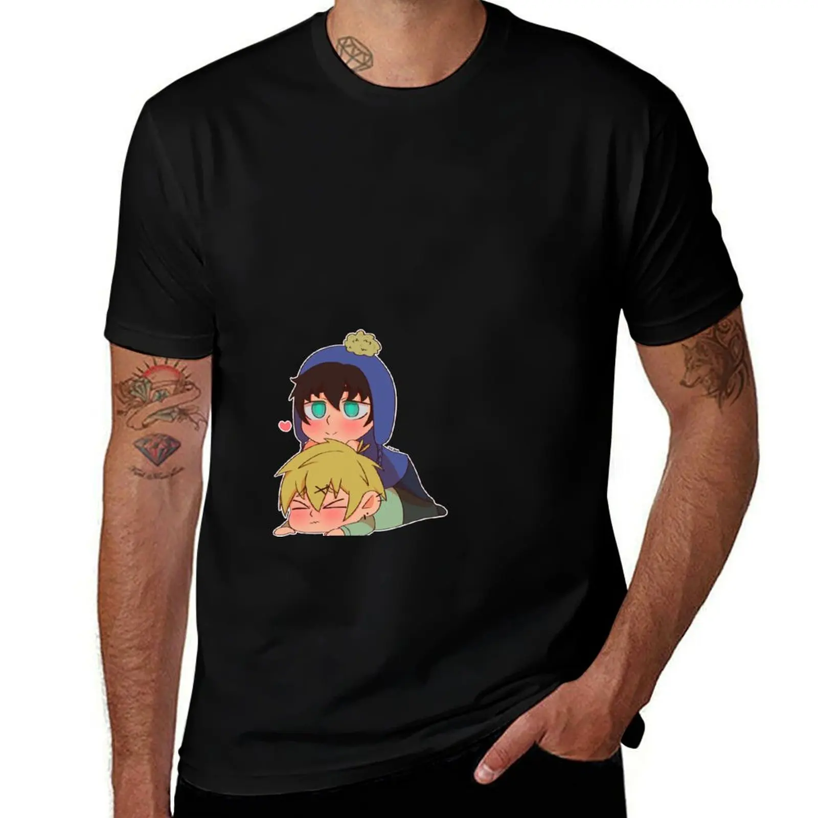 

Chibi Creek T-Shirt man graphic t shirt men t shirt cotton 100% t shirts with prints T-shirt