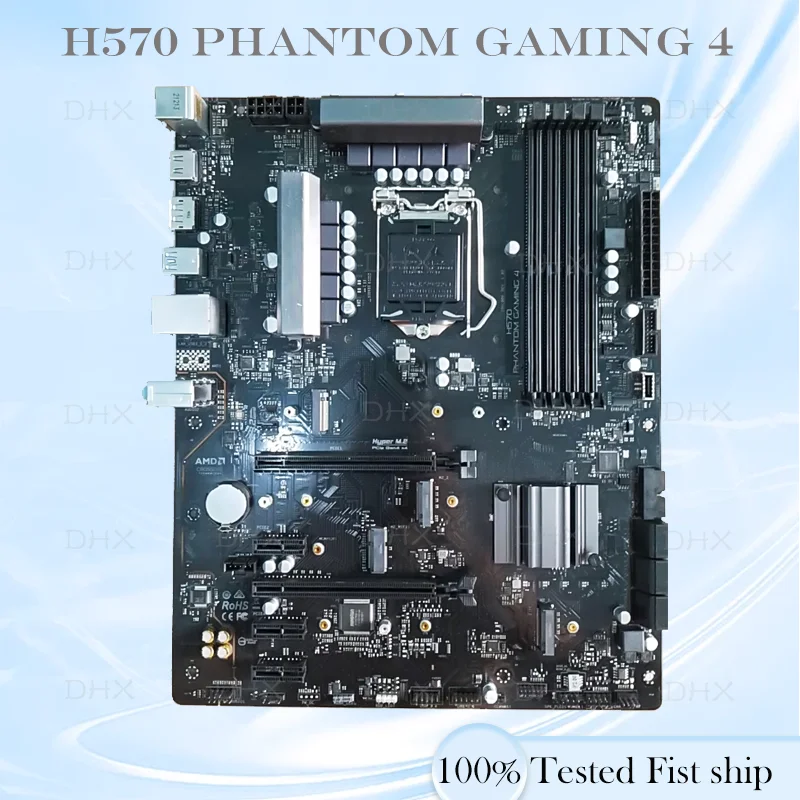 For Asrock H570 PHANTOM GAMING 4 Motherboard LGA 1200 128GB DDR4 ATX H570 Mainboard 100% Tested Fully Work be Fast Ship DH