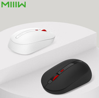 Miiiw Wireless Mute Mouse 800/1200/1600DPI Multi-speed DPI Mute Button 2.4GHz Wireless Receiver Silent Mouse