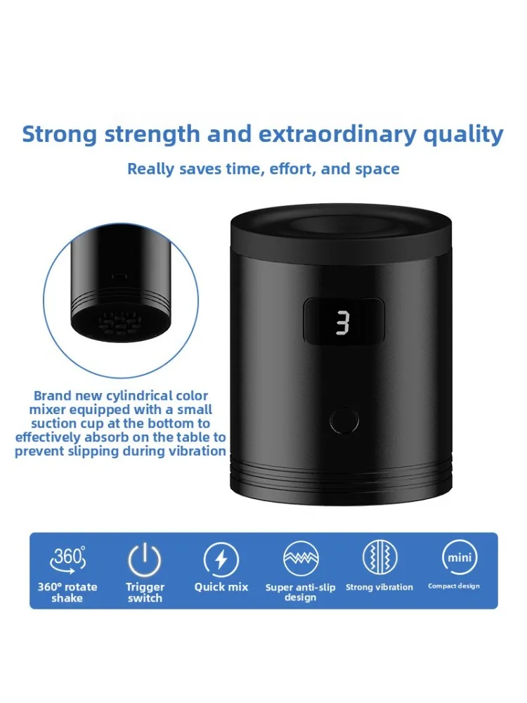 3-speed adjustment Battery Wireless Tattoo Pigment Wireless Battery Mixer Shaker for Tattoo Ink Mixer