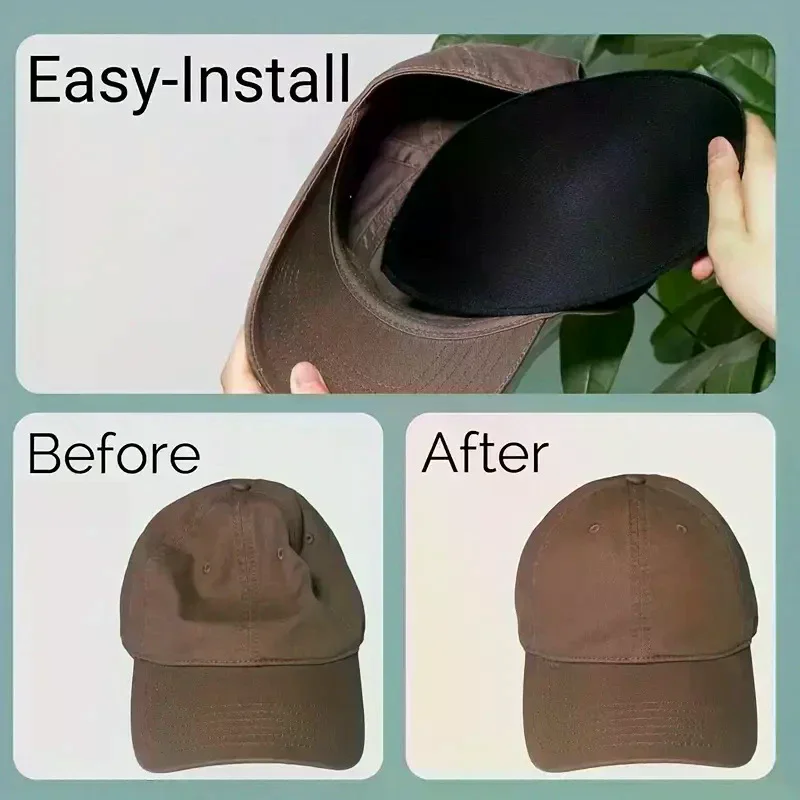 Adjustable Hat Inner Support Cotton Pad Anti-deformation Baseball Cap Visor Insert Curved Brim Shape Retainers Resistant Liner