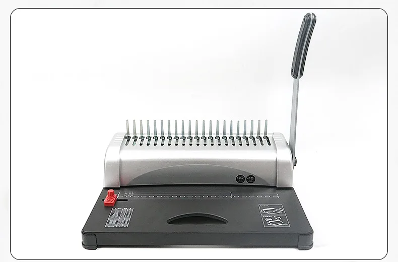 Manual Comb Clip Aperture Punch 21 Holes Tender Binding Machine 10 Holes Clip A4 Binding Machine