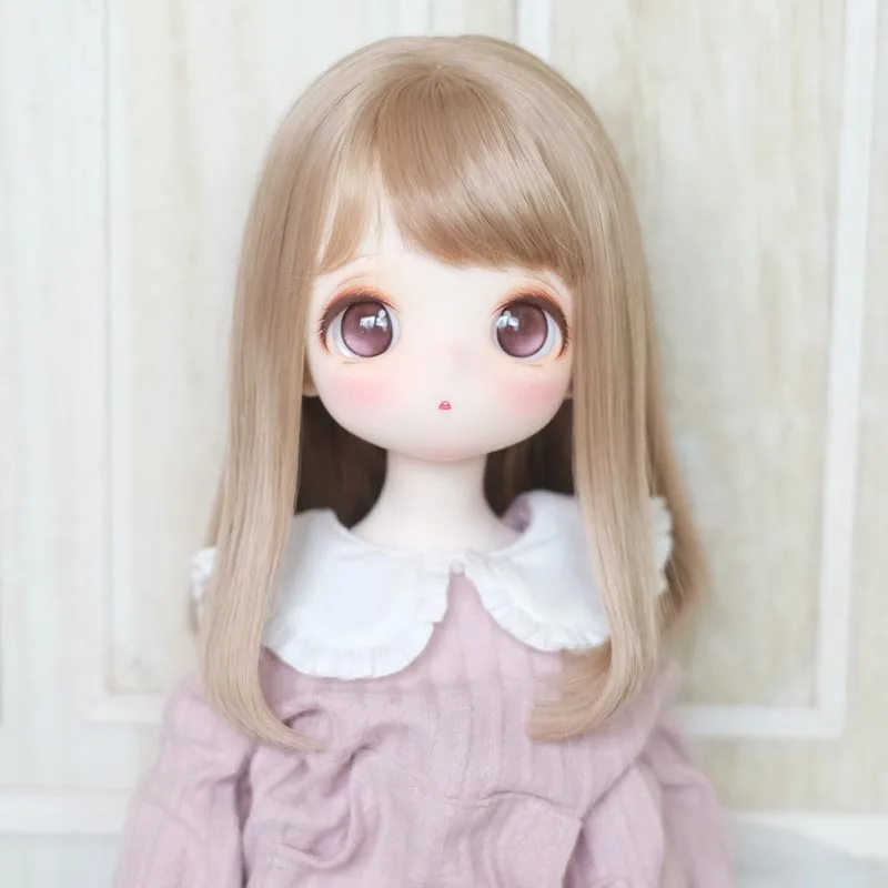 1/3 1/4 1/6 1/8 High Temperature Bjd Sd Doll Wig Wire Cute Long Style Fashion Super Hair