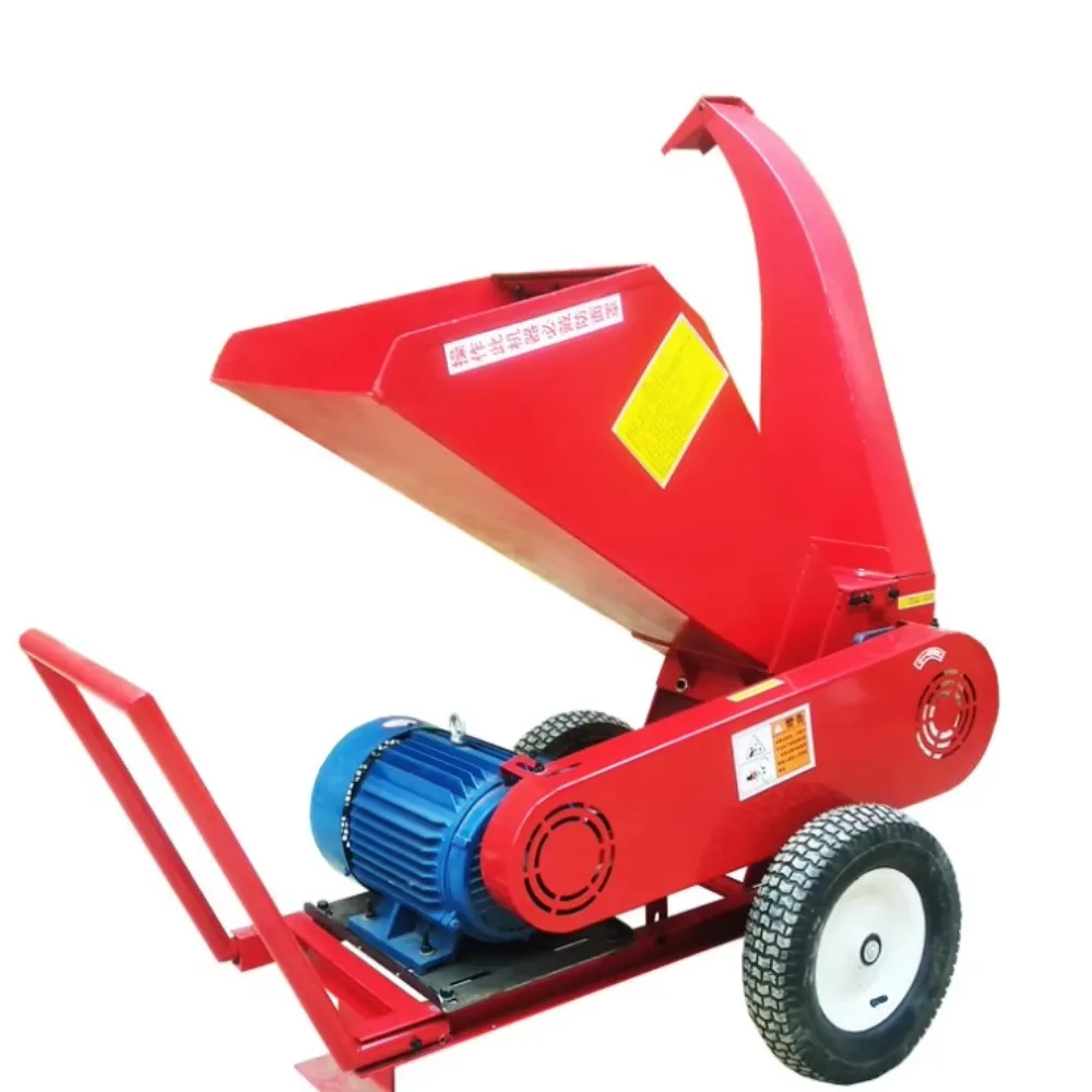 Wooden Chipper Shredder With Log Splitter  Wheel Wood Chipper  Garden Wood Shredder