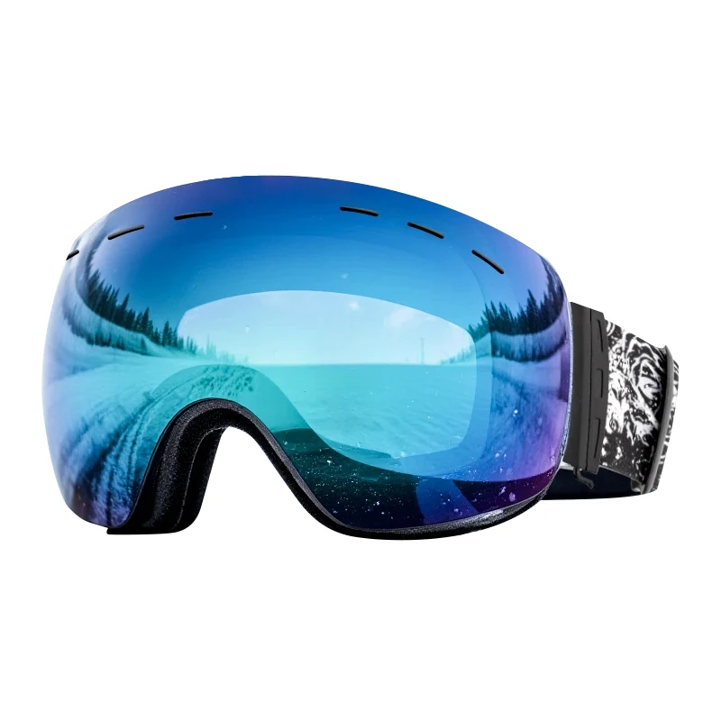 

Новые лыжные очки для мужчин и женщин, двухслойные противотуманные большие лыжные маски UV400, защитные очки для катания на лыжах, зимние очки для сноуборда