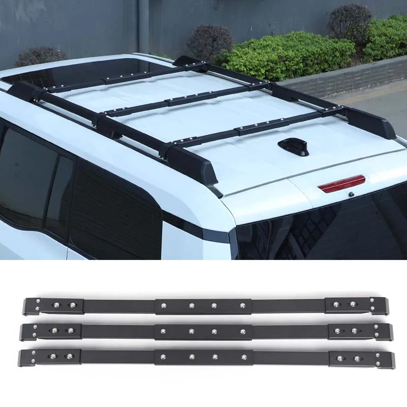 

Exterior Accessories Roof Rail Rack Cross Bar Crossbar Luggage Carriers fit For Toyota Land Cruiser 250 Prado LC250 2024-2026