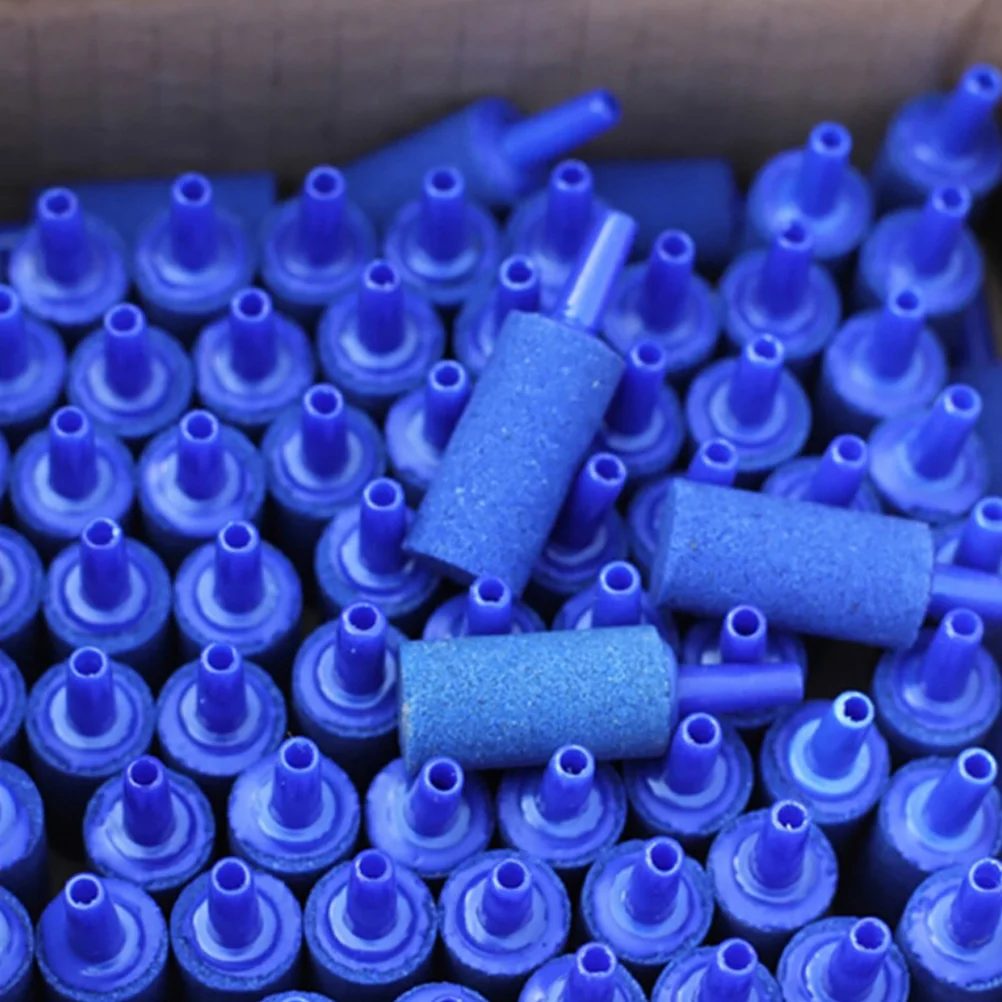 

25pcs Cylinder Aquarium Bubbler Sand Bubble Stone Small Diffuser Air Fish Tank Airstone for Air Stones Oxygen Content Nutrient