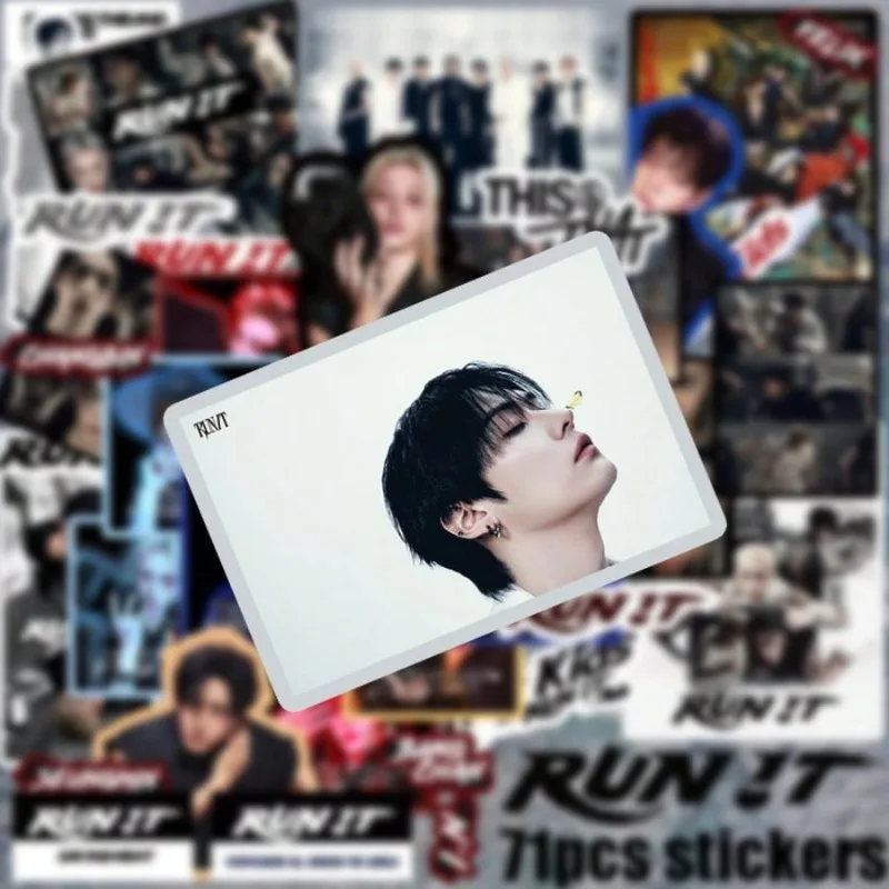 SKZ 71pcs  Waterproof Sticker Set – “THIS & THAT” “RUN IT” K-POP Doodle Decals  Perfect Gift for STAY view 3