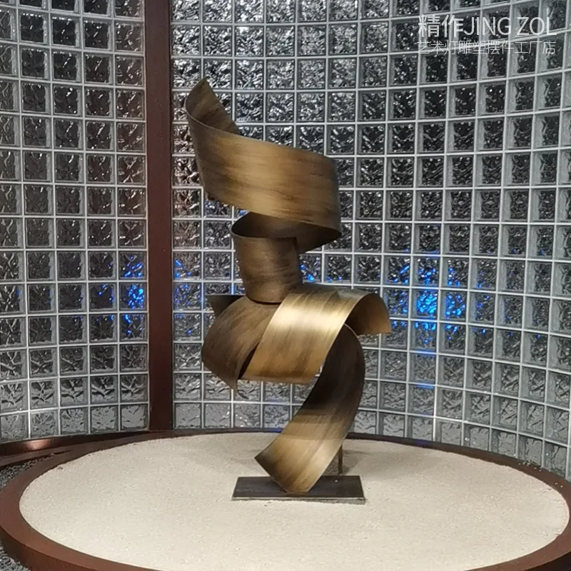 

Modern large abstract metal ornaments hotel