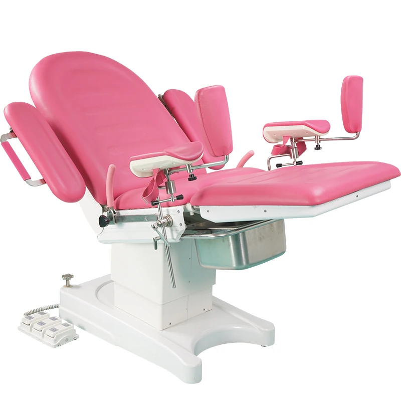 Best Seller Gynecological Obstetric Electric Multi-Purpose Operating Electric Medical Table And Birthing Bed Double Seat Plate