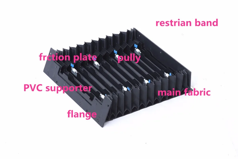أغطية توجيه خطية مخصصة عالية الجودة مقاومة للغبار لأغطية دليل الآلة
