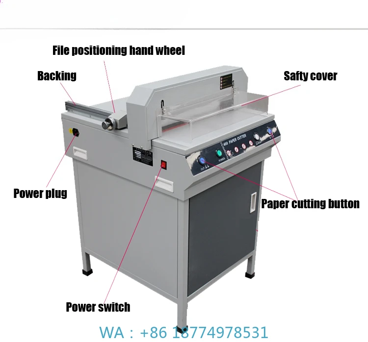 

Апер Машина для резки Цена ПроизводительСверхмощная книга Гильотина Резак для бумаги Автоматический электрический P