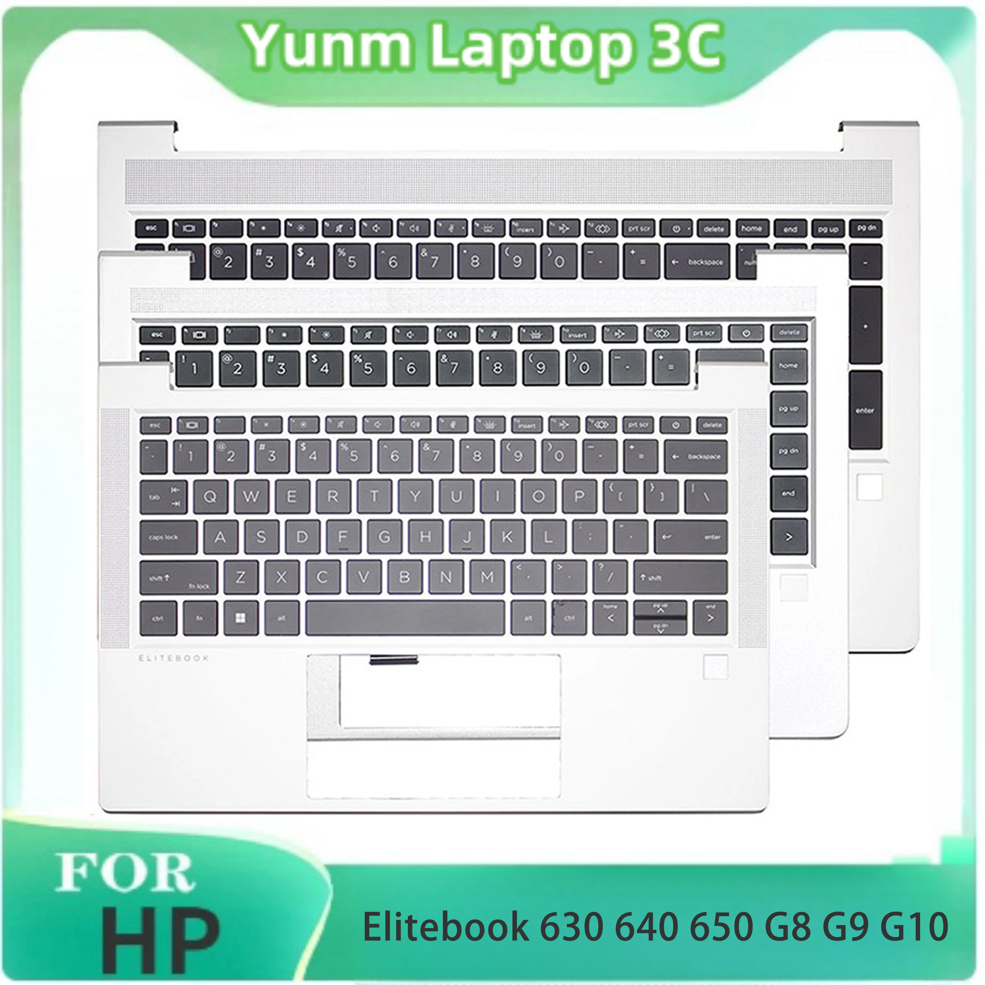 

New Original For HP Elitebook 630 640 650 G8 G9 G10 Laptop US Keyboard Laptops Palmrest Top Case with Backlight Keyboard Case