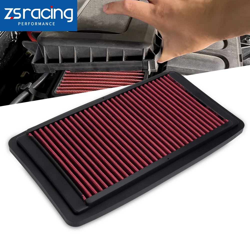 

ZS High-Flow Performance Air Filter for Honda Pilot 3.5L V6 & Odyssey 3.5L V6 OFI257-RED