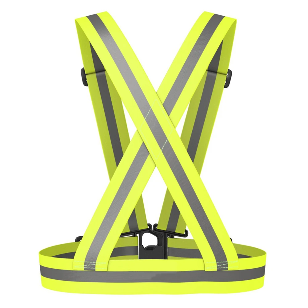 Traffic Night Work Running Cycling Reflective Straps Vest Protective Clothing