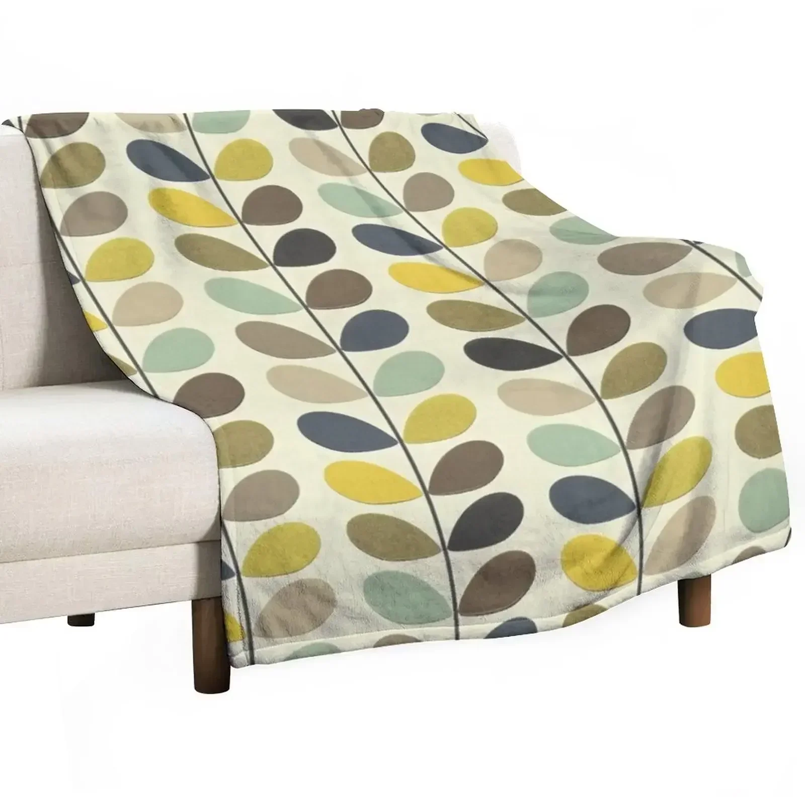 Orla Kiely Throw Blanket Luxury Brand decorative Bed Fashionable Cute bed plaid Picnic Blankets