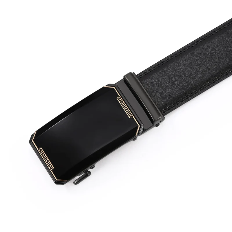 Echt Lederen Riem Man Mannen Riem Koe Man Designer Riemen Mode Automatische Gesp Riemen Voor Mannen Lederen Designer