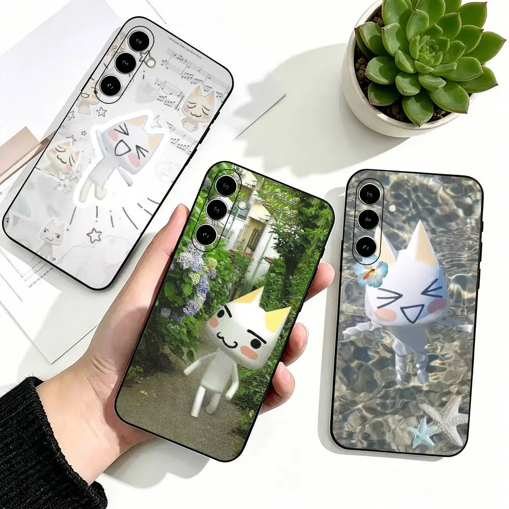 Toro Inoue Cute Cartoon Anime Phone Case For Samsung Galaxy A73,A72,A71,A70,A53,A52,A51,Others Soft Black Cover
