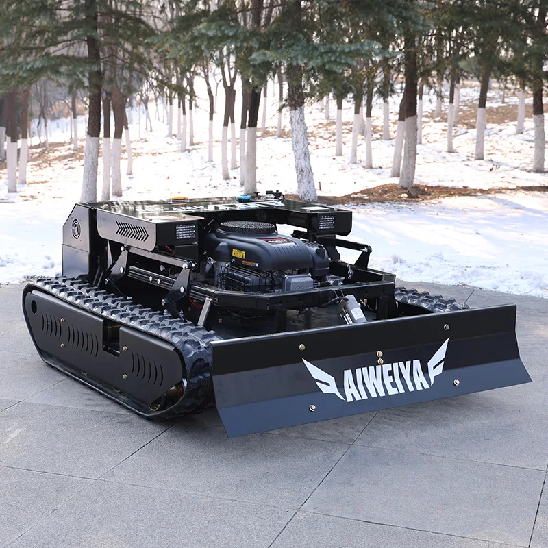 Customized Remote Control Lawn Mower Crawler Type All Terrain Grass Cutting Machine for Garden Farm