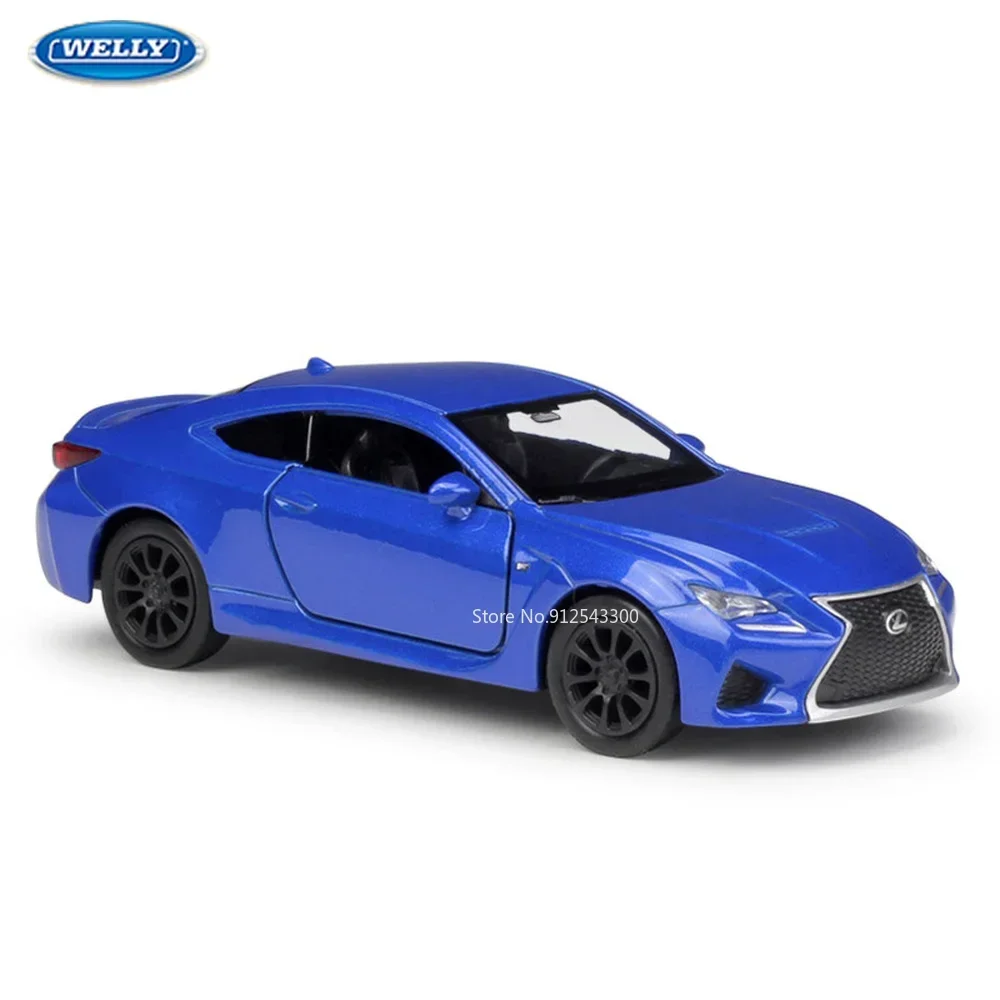 1/36 LEXUS RC F Alloy Toy Sport Car Model Diecasts Pull Back Vehicles 2 Doors Opened Model Vehicle for Kid's Car Collection