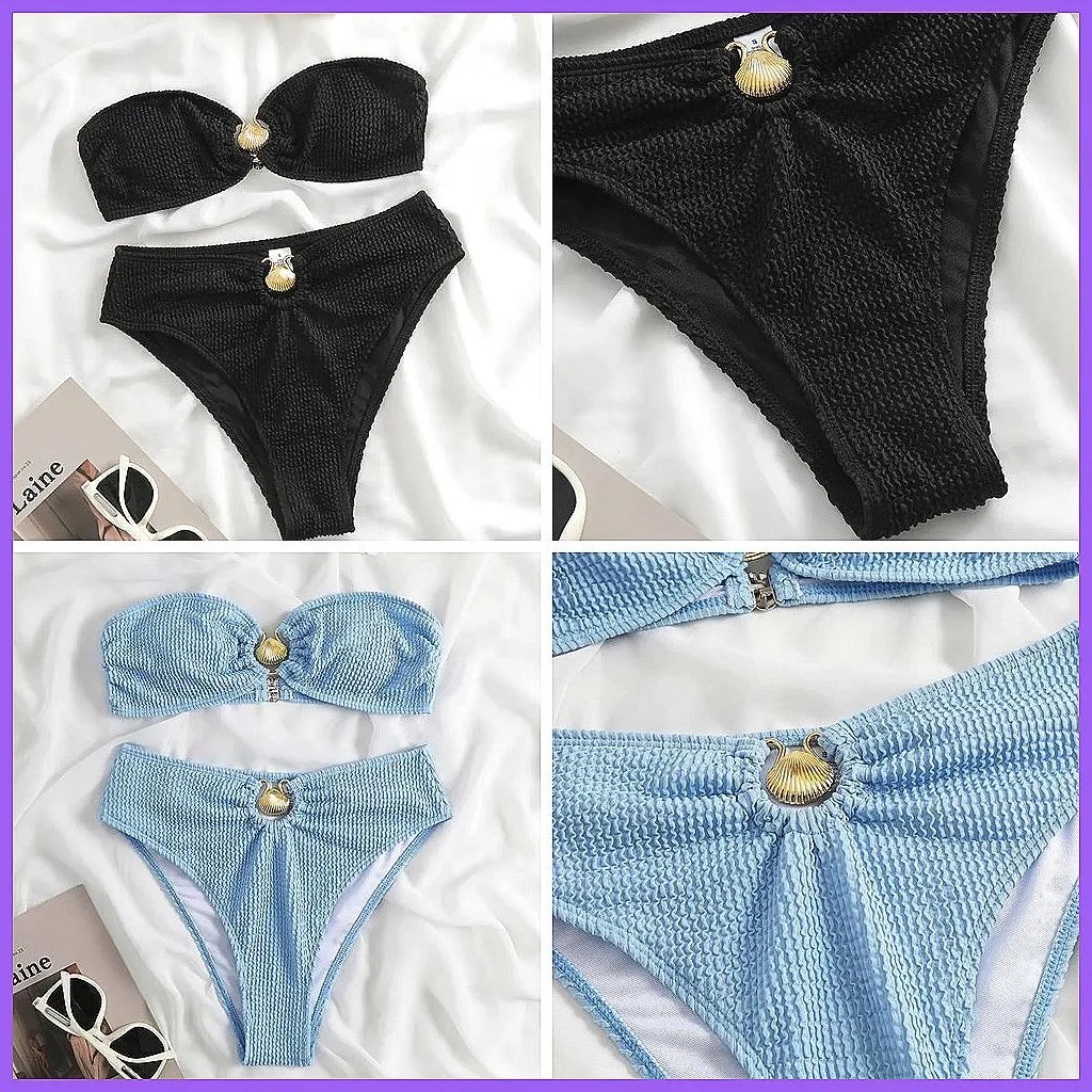 

Sexy Push Up Bikini Set 2025 - Women's Brazilian Beach Swimwear for Pool & Summer