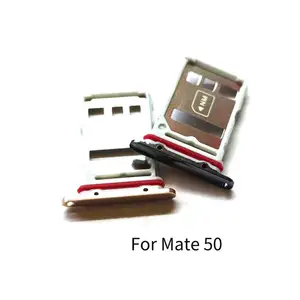 Bilashmart Huawei Mate 50 / 50 Pro SIM Card Tray Slot Holder Adapter Socket Repair Parts