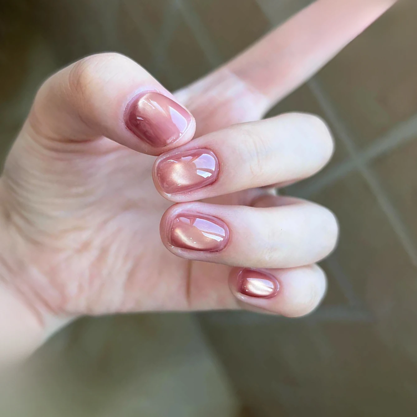 1개 TC 2025 신상 인기 만능 로렐 캣아이 젤 네일 폴리쉬 플래시 마그네틱 글라스 비즈 캣아이 화이트닝 핑크 네일아트