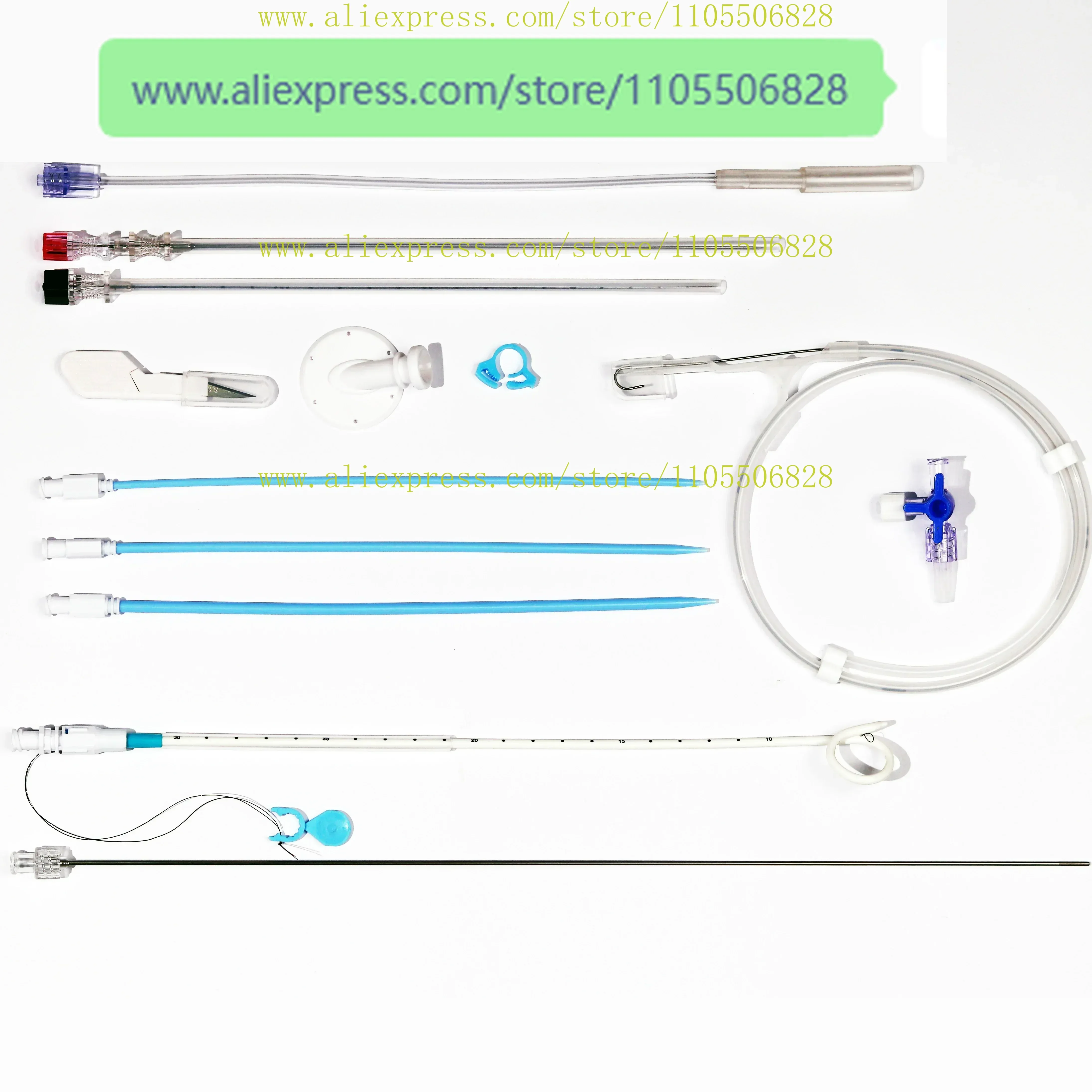 Expendable Device Biliary Duct Hydrophilic Porcine Tail Duct Percutaneous Nephrostomy Catheter Kit