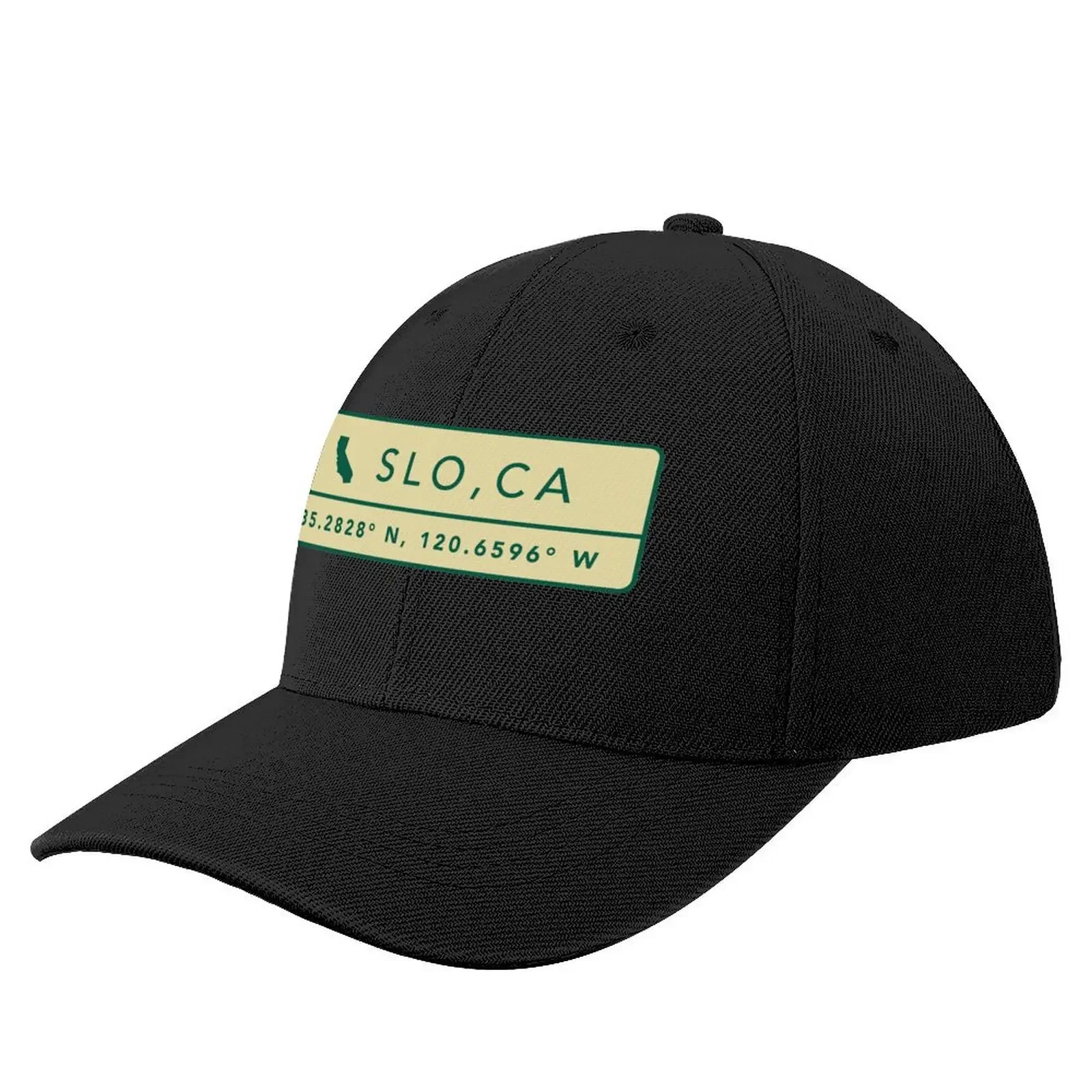 San Luis Obispo, Ca Co coordenadas Cal Poly SLO gorra de béisbol Rave | -F- | Cosplay Ropa de golf Hombres Mujeres