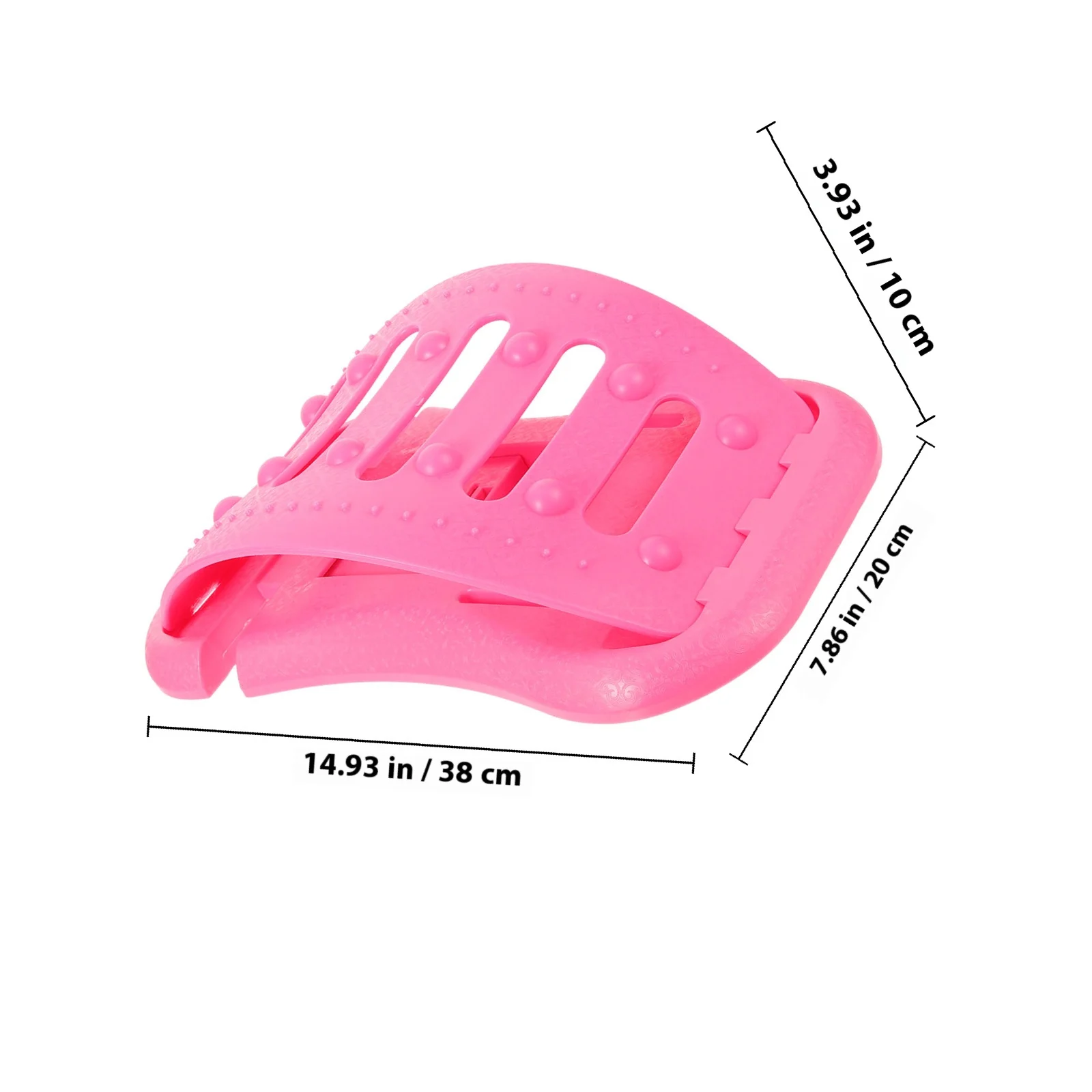 อุปกรณ์ยืดหลังแบบปรับได้ 1 ชิ้น สำหรับการยืดกระดูกสันหลัง บรรเทาอาการปวด ผ่อนคลายกล้ามเนื้อ เครื่องนวดหลัง กระดูกสันหลัง