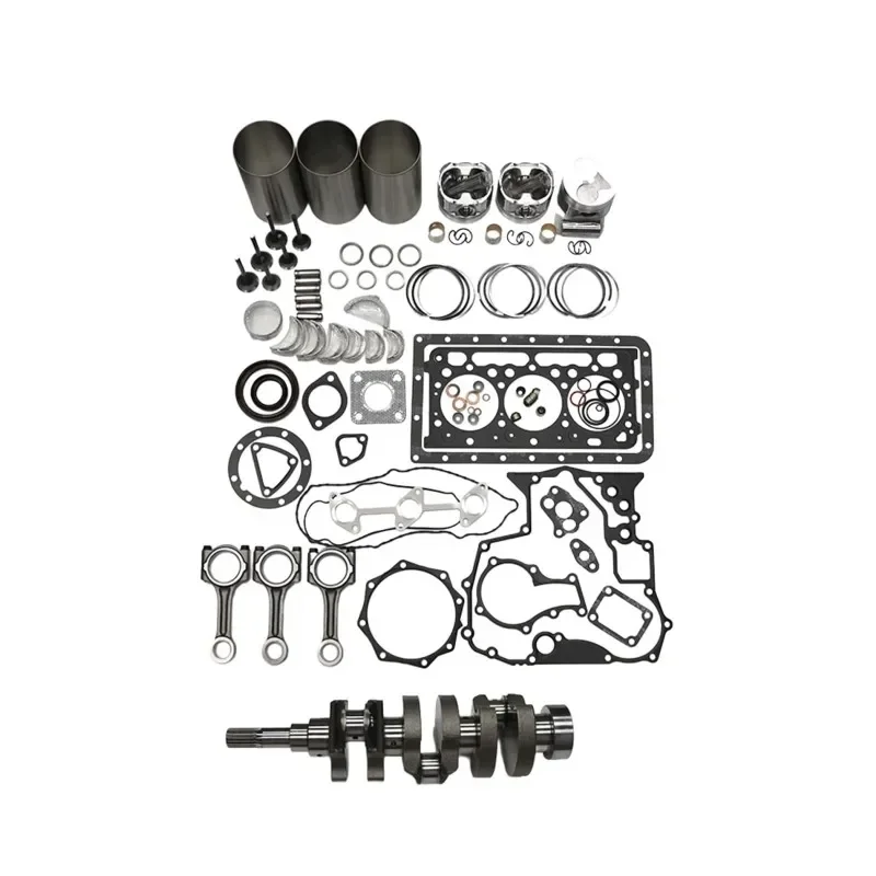 

D902 Engine Overhaul Rebuild Kit+3PCS Connecting Rod + Crankshaft Compatible For Kubota BX2230D BX24 BX25 RTV900 RTV900G