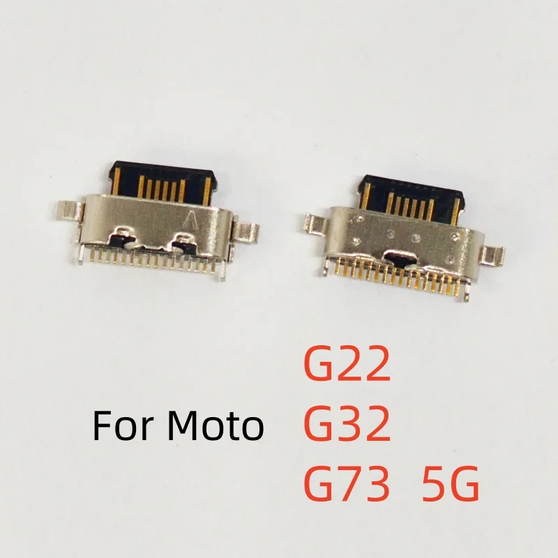 10Pcs For Motorola Moto G13 G22 G23 G32 G52 G53 5G G82 G72 G73 E13 E22 E20 E30 E32 E40 USB Charging Port Dock Charger Connector