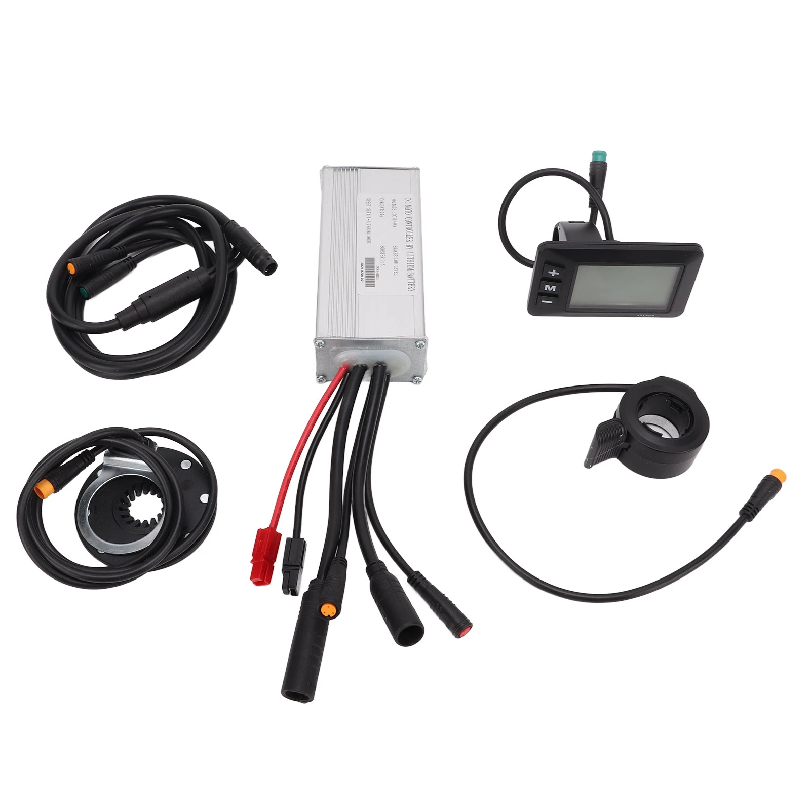Elektrische fietsmotorcontroller 22A Elektrische fietsmodificatieset met GD01 paneel voor 500W tandwielmotor