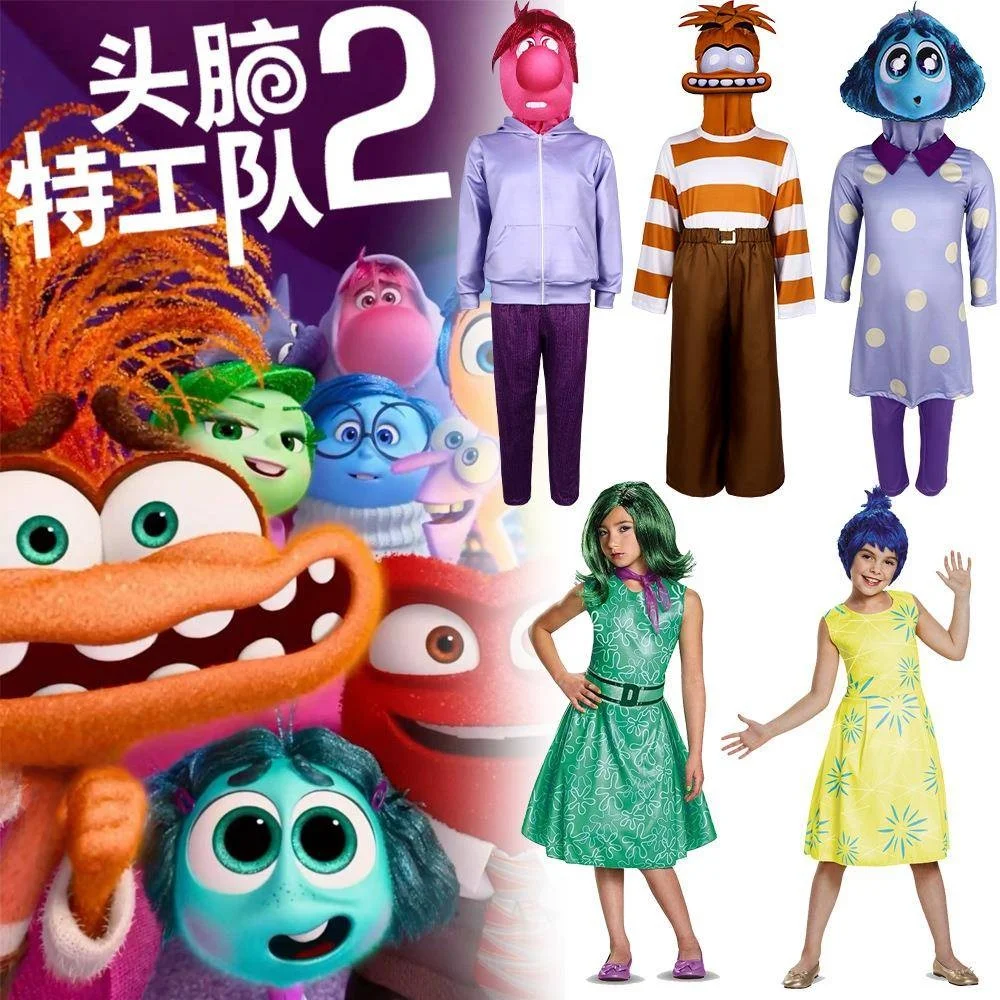 

inside out 2 Joy Cosplay Costume Happy Emotional Role-plang loween Costume Women's Traditional Clothing Stage Performance