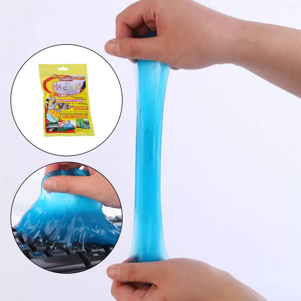 Fast Cleaning Magic Dust Clean Glue  Computer Keyboard Dirt Cleaner Car Wash Cleaning Gel Slime Machine Auto Vent Dust Remover