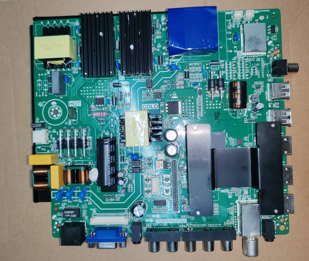 TP.MT5510I.PC821 Three in one WiFi network TV motherboard for 111--180V 450MA 108W 1+8G 4 core