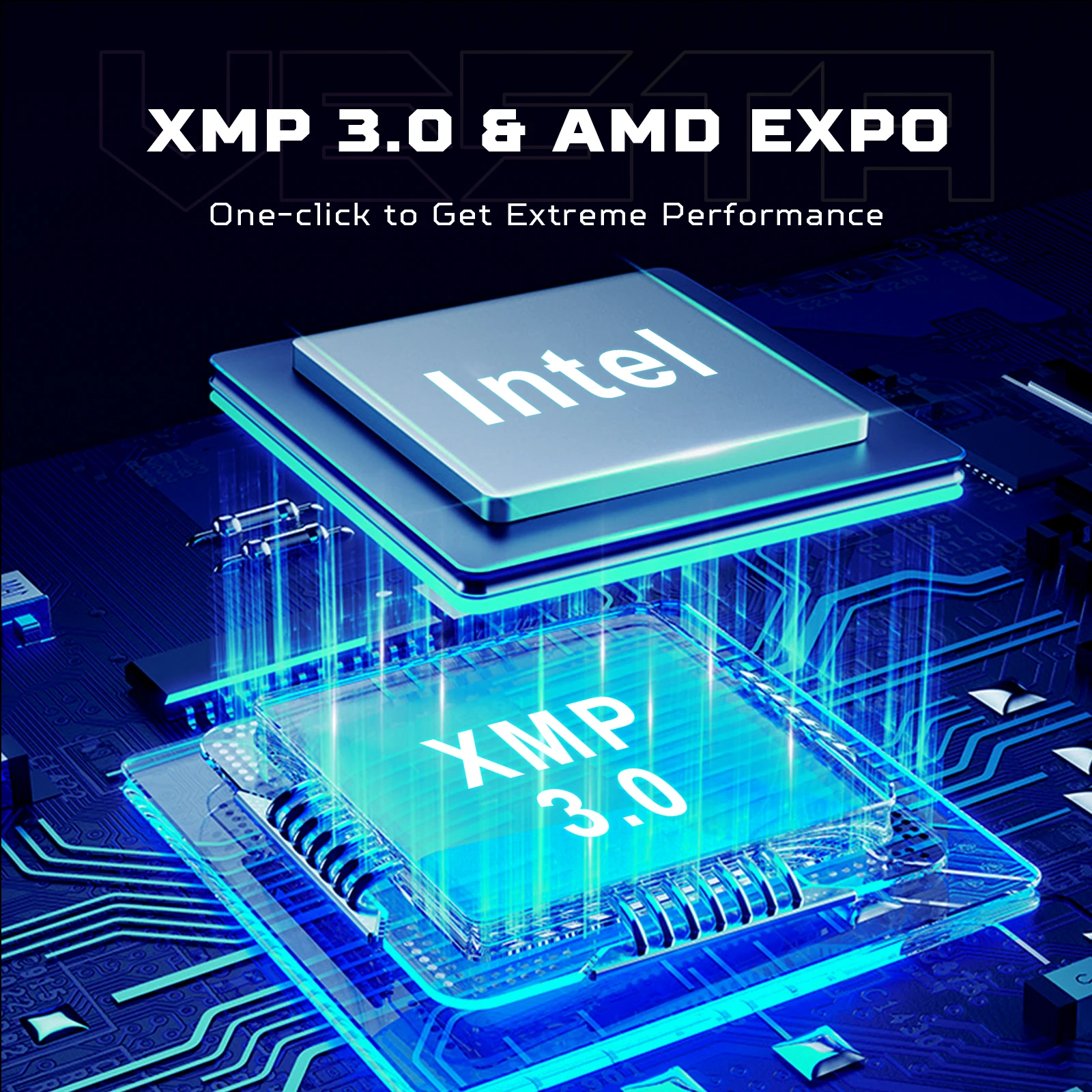 ACER PREDATOR Vesta II RGB DDR5 RAM Memory 32GB(2x16GB) 6000MHz, CL28, Gaming Computer Memory Compatible with XMP 3.0/AMD EXPO