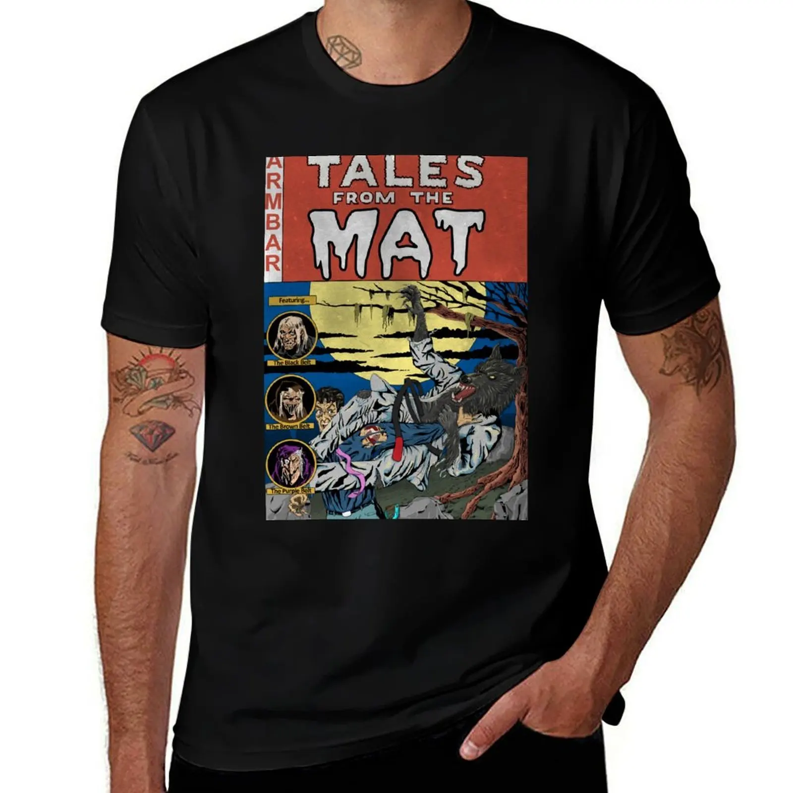 

Tales from the Mat - Armbar - Werewolf T-Shirt cotton t shirts high quality t shirts designer T-Shirt