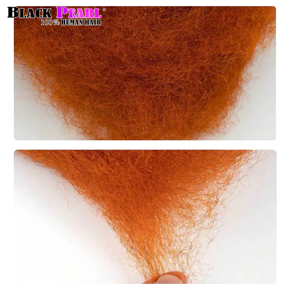 Gengibre laranja extensões remy peruano afro kinky em massa cabelo humano para trança cor natural cabelo humano em massa para trança