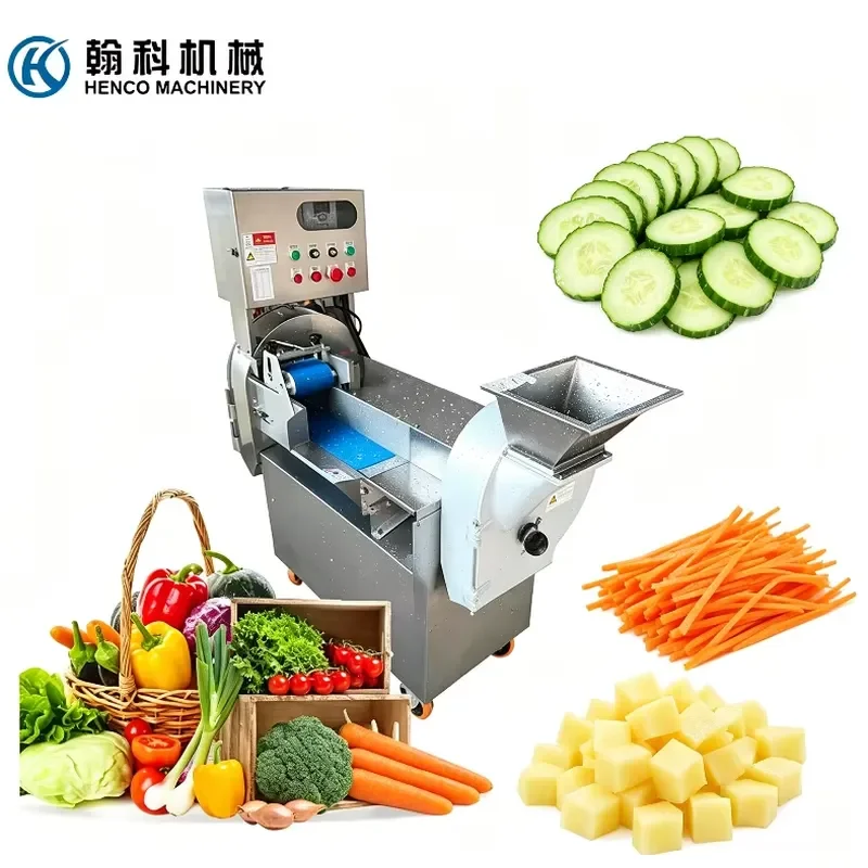 High Quality Commercial Vegetable Chopper Fruit Slicer for Carrot Onion Potato Salad Cutter Kitchen Food Processor