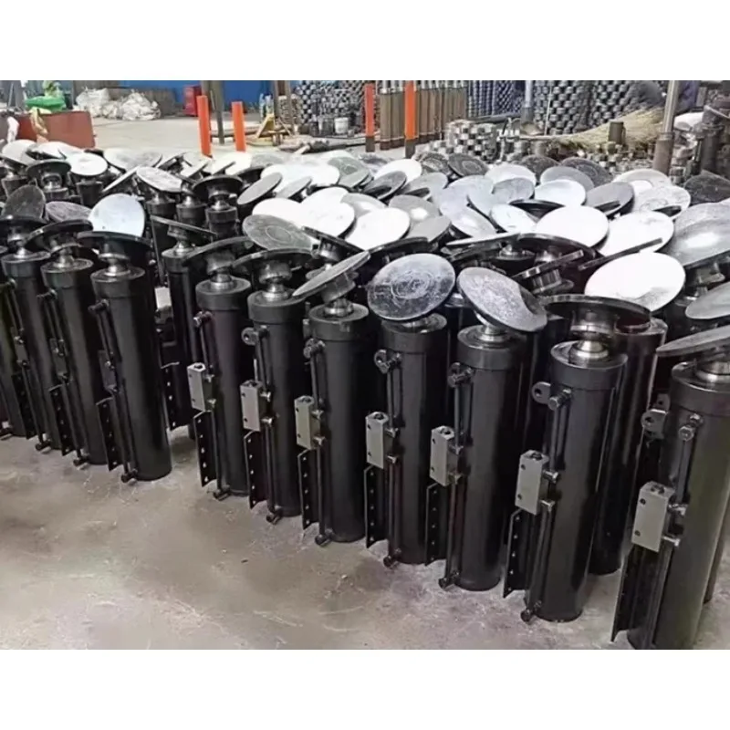 2026-Custom Two-Way  Auto Level System Legs RV Four Support Flange Legs Telescopic Outrigger Hydraulic Cylinder view 5