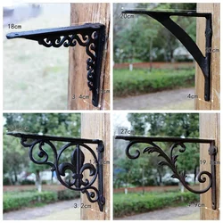 Cast Iron Craft Countertop Triangle Support Bracket Bracket Bookshelf Layer Shelf Bracket Fixed Load-bearing Shelving Tripod