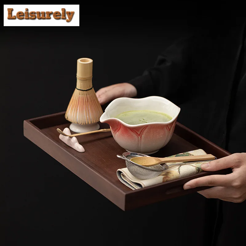 

Lotus Language Matcha Eight-piece Set Ceramic Tea Bowl Whisk Stand Brush Filter Net Song Dynasty Play Tools Accessories Supplies