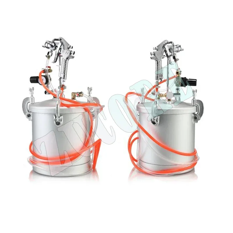 

10L colorful paint spray gun feed pressure paint tank latex paint spraying machine sand spraying grab pressure tank