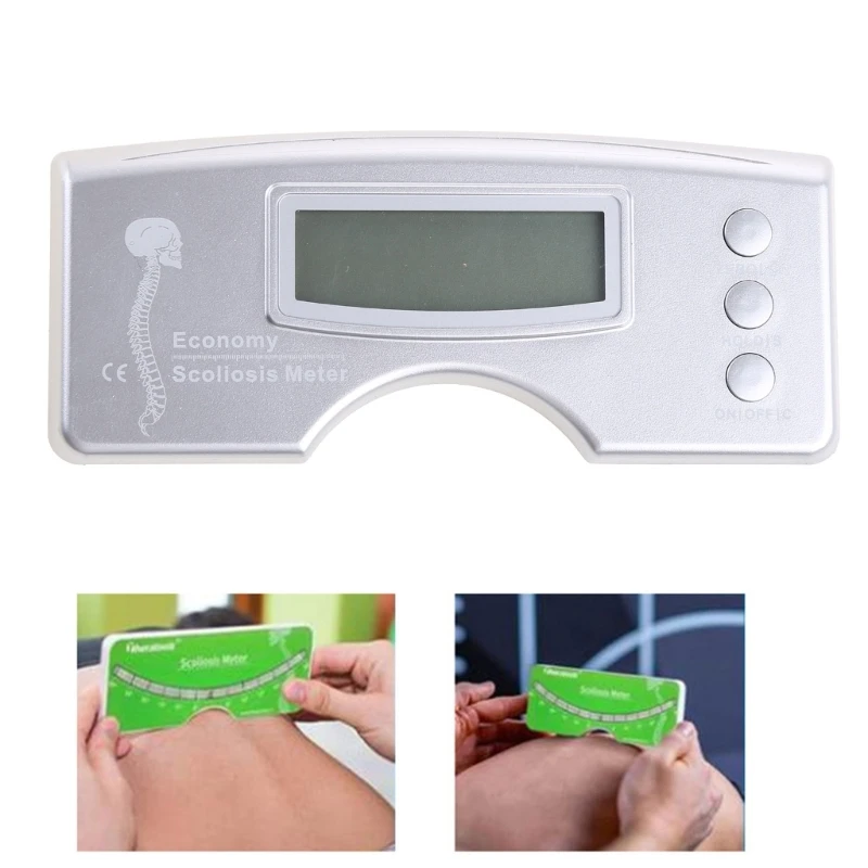 Digital Scoliosis Testing Meter Data Hold Metal Ball Level Spine Scoliosis Measuring Tool for Hospital Lightweight