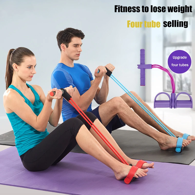 Latex Fitness Resistance Bands Pedal Pull Rally Sit-ups Good Elasticity Body Building Fitness Equipments Workout Equipments